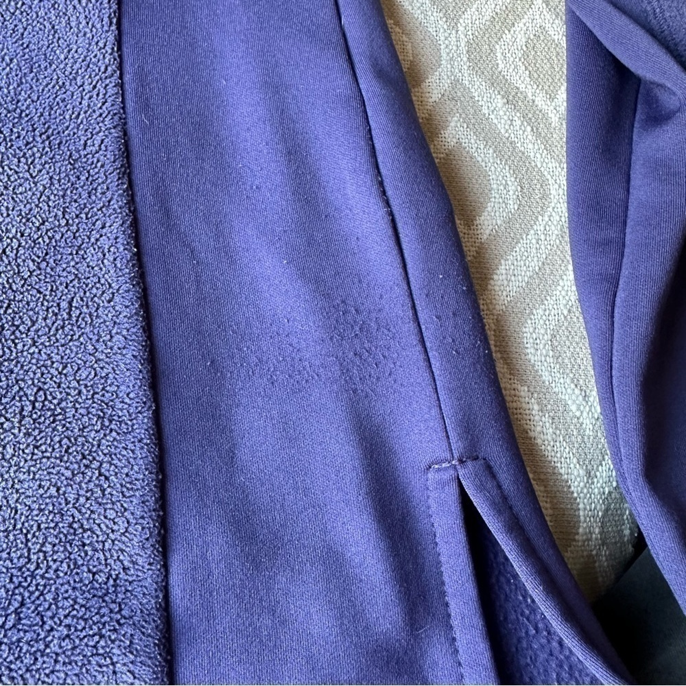 Columbia Purple Fleece Cowl Neck sz xs​​​​​​​​​​​​​​​​​​​​​ - Picture 9 of 9